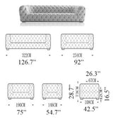 10114 Bộ Sofa Da Hoặc Vải 