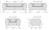 101146 Bộ Sofa Da Hoặc Vải 