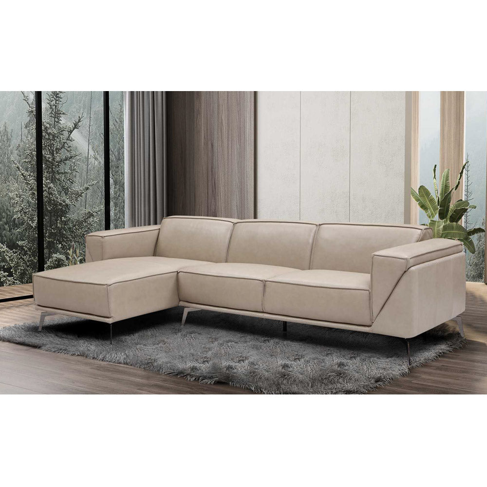 101205ANG Sofa Da hoặc Vải Mặt cắt