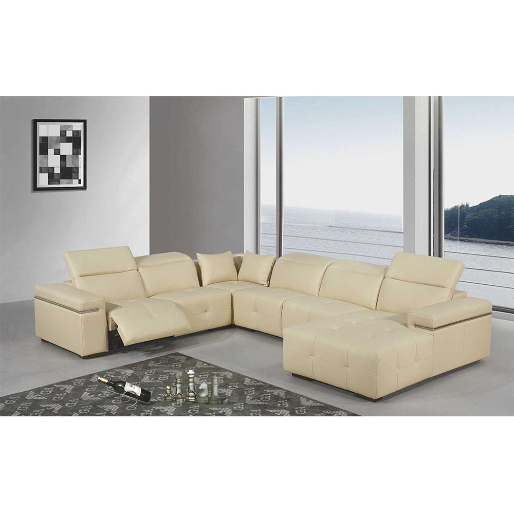 101578BIG Sofa Da hoặc Vải Mặt Cắt