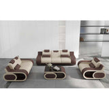 102131 Bộ Sofa Da Hoặc Vải 