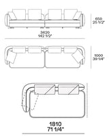 102139 Mặt cắt sofa da hoặc vải