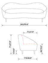 102143 Sofa Da hoặc Vải