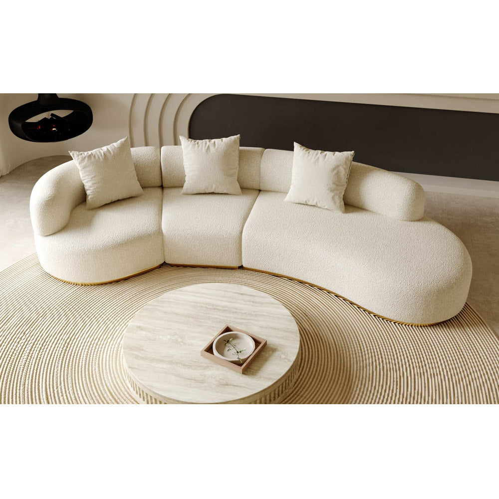 102150S Sofa Da hoặc Vải Mặt cắt