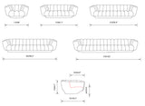 102163 Bộ Sofa Da Hoặc Vải 
