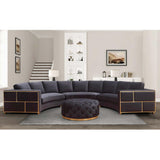 102202 Leather or Fabric Sofa Sectional - Isingtec