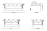 102220 Bộ Sofa Da Hoặc Vải 