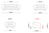 1023100 Bộ Sofa Da Hoặc Vải 