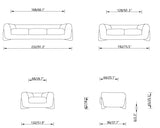 1023105 Bộ Sofa Da Hoặc Vải 