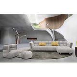 1023106 Leather or Fabric Sofa Sectional - Isingtec