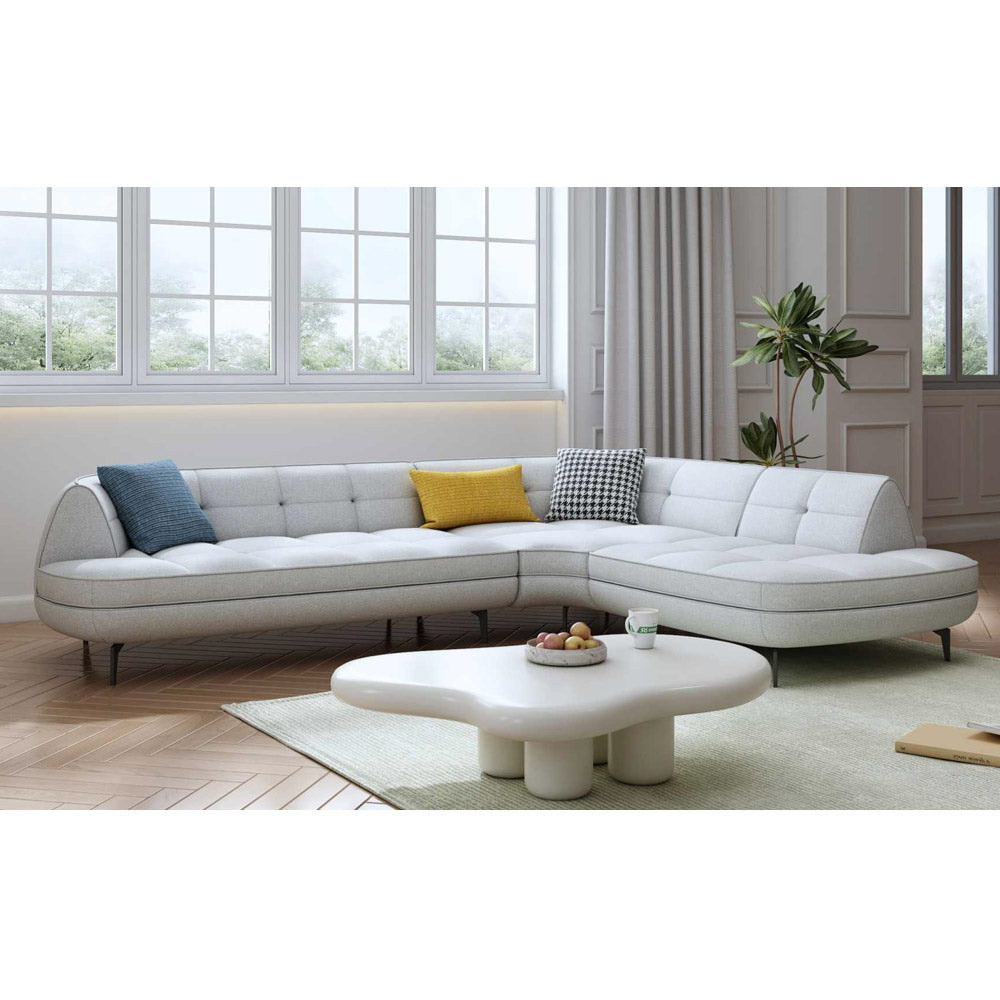 1023126 Leather or Fabric Sofa Sectional - Isingtec