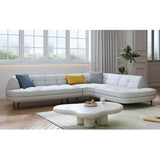 1023126 Leather or Fabric Sofa Sectional - Isingtec