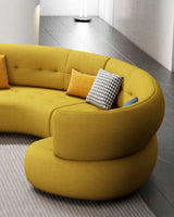 1023130 Leather or Fabric Sofa Sectional - Isingtec