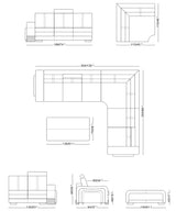 103330 Mặt cắt sofa da hoặc vải 