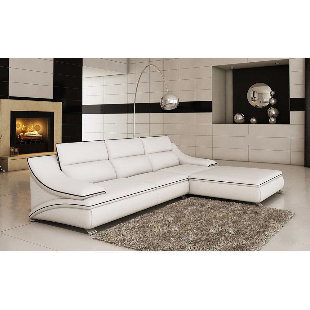105076B Sofa da hoặc vải mặt cắt