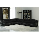 105076C Sofa da hoặc vải mặt cắt