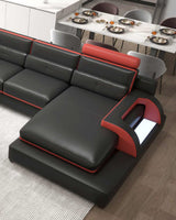106122 Mặt cắt sofa da hoặc vải 