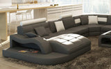 106140 Mặt cắt sofa da hoặc vải 