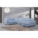 10782C Sofa Da hoặc Vải Mặt Cắt