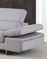 10965 Sofa Da hoặc Vải Mặt Cắt
