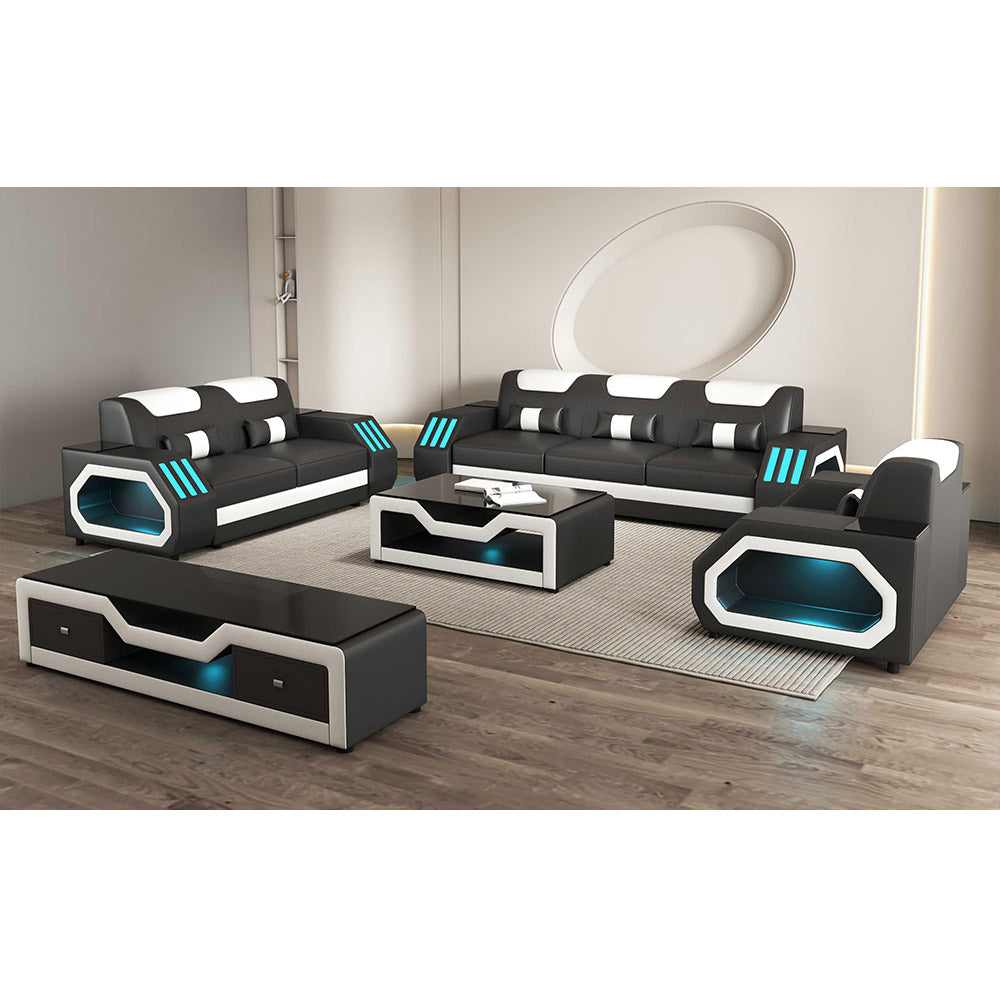 109916A Bộ Sofa Da Hoặc Vải 