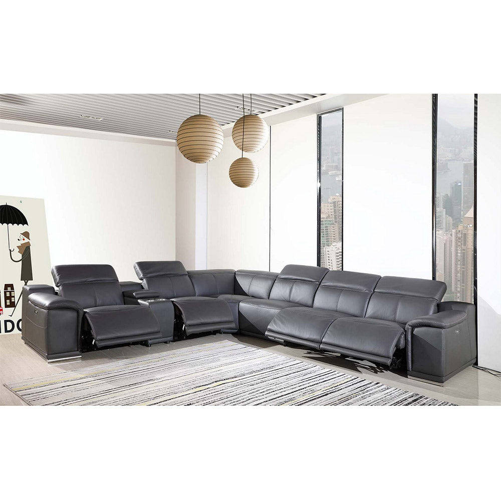 10M2235 Sofa Da Hoặc Vải Mặt Cắt