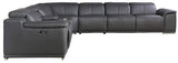 10M2235 Sofa Da Hoặc Vải Mặt Cắt