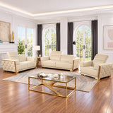 MI-121245 Italian Leather Sofa Set