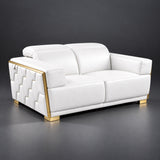 MI-121245 Italian Leather Sofa Set