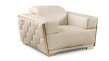 MI-121245 Italian Leather Sofa Set