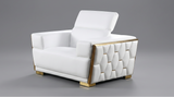 MI-121245 Italian Leather Sofa Set