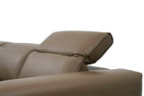 MI-122500 Italian Leather Sofa Set - 2 Pcs - Brown