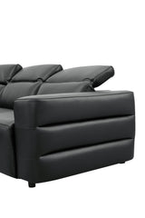 MI-122520 Italian Leather Sofa Sectional - 6Pcs - (3 POWERS)
