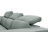 MI-122520 Italian Leather Sofa Sectional - 6Pcs - (3 POWERS)