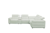 MI-122520 Italian Leather Sofa Sectional - 6Pcs - (3 POWERS)
