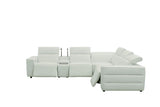 MI-122520 Italian Leather Sofa Sectional - 6Pcs - (3 POWERS)