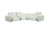 MI-122520 Italian Leather Sofa Sectional - 6Pcs - (3 POWERS)