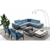 Sofa da Ý Estro Verso Mặt cắt 