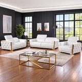 MI-121245 Italian Leather Sofa Set