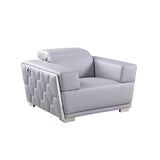 MI-121245 Italian Leather Sofa Set
