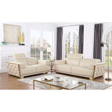 MI-121245 Italian Leather Sofa Set