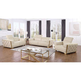 MI-121245 Italian Leather Sofa Set