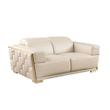 MI-121245 Italian Leather Sofa Set