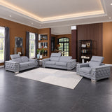 MI-121250 Italian Leather Sofa Set