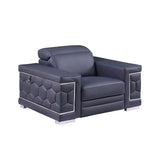 MI-121250 Italian Leather Sofa Set