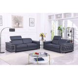 MI-121250 Italian Leather Sofa Set