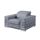MI-121250 Italian Leather Sofa Set
