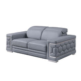 MI-121250 Italian Leather Sofa Set