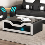MI-129916A Italian Leather Sofa Set