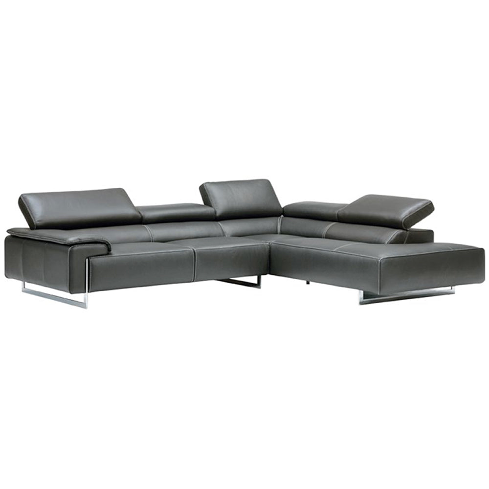 Mia - Sofa Da Deltasalotti Italia Mặt Cắt 